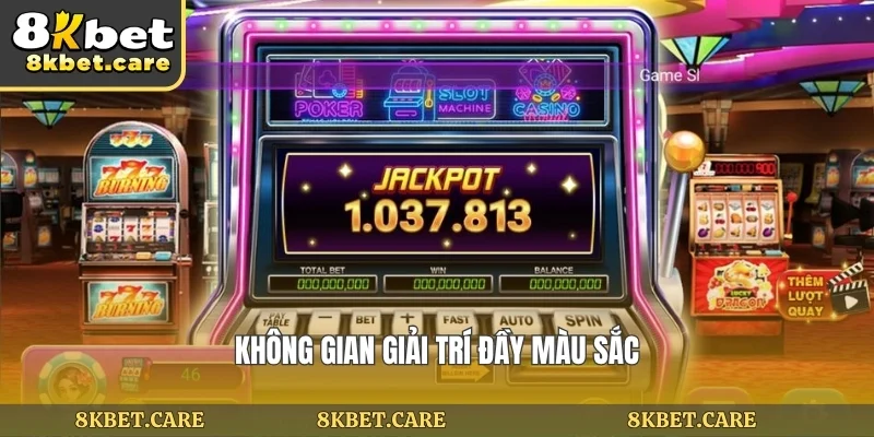 Không gian giải trí đầy màu sắc
